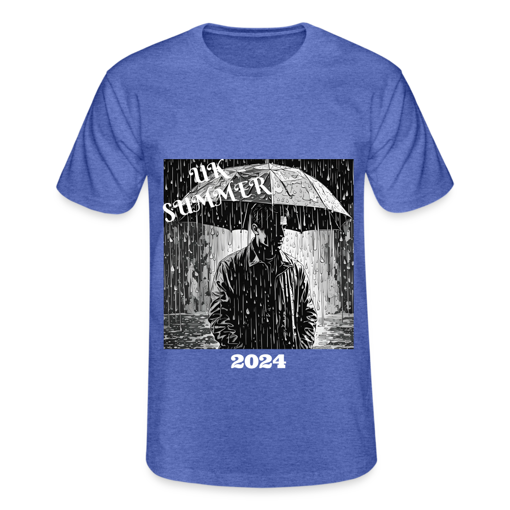 UK SUMMER 2024 -MEN'S CLASSIC T-SHIRT - heather blue