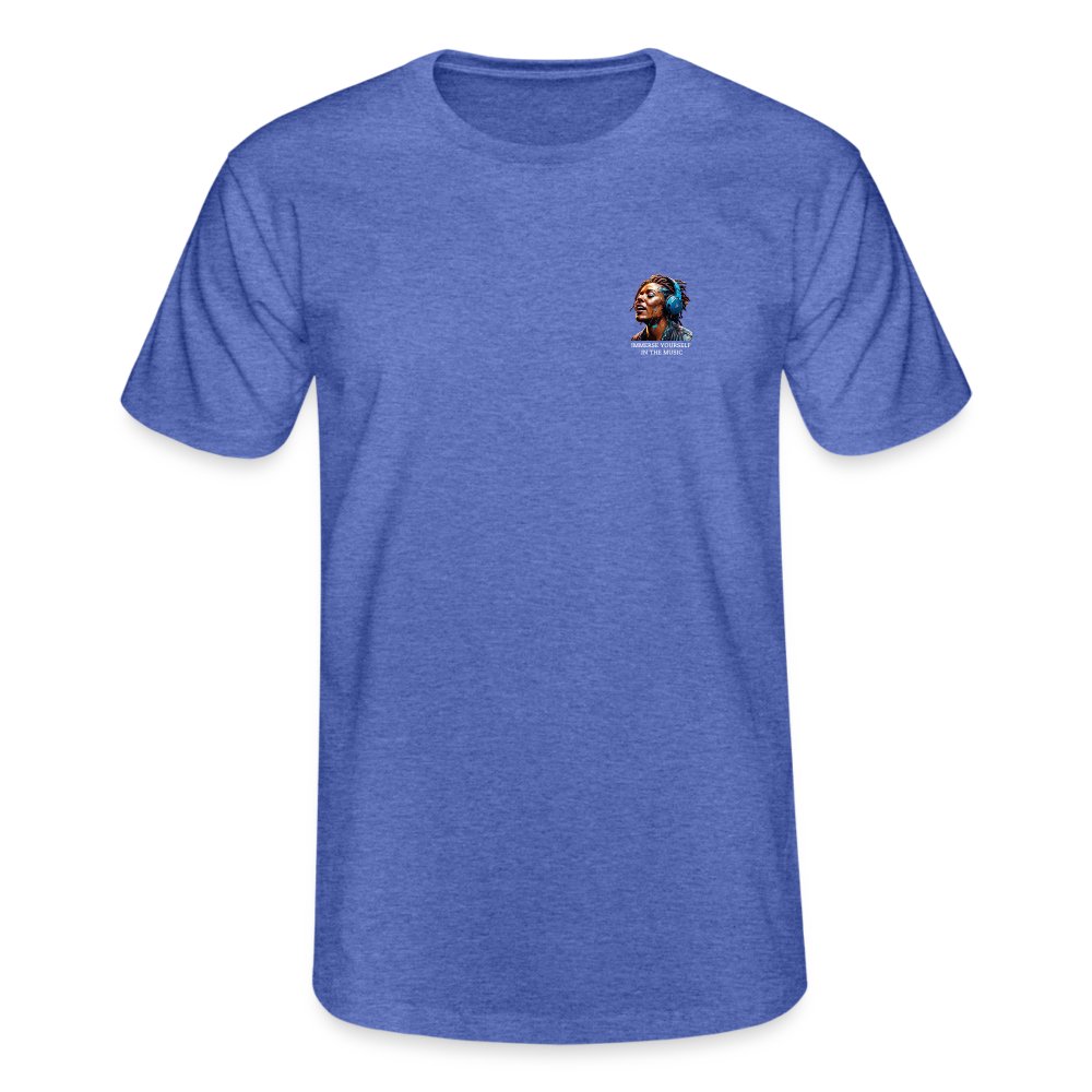 IMMERSE YOUR SELF IN THE MUSIC!! MEN'S CLASSIC T-SHIRT - heather blue