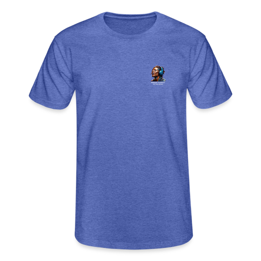 IMMERSE YOUR SELF IN THE MUSIC!! MEN'S CLASSIC T-SHIRT - heather blue