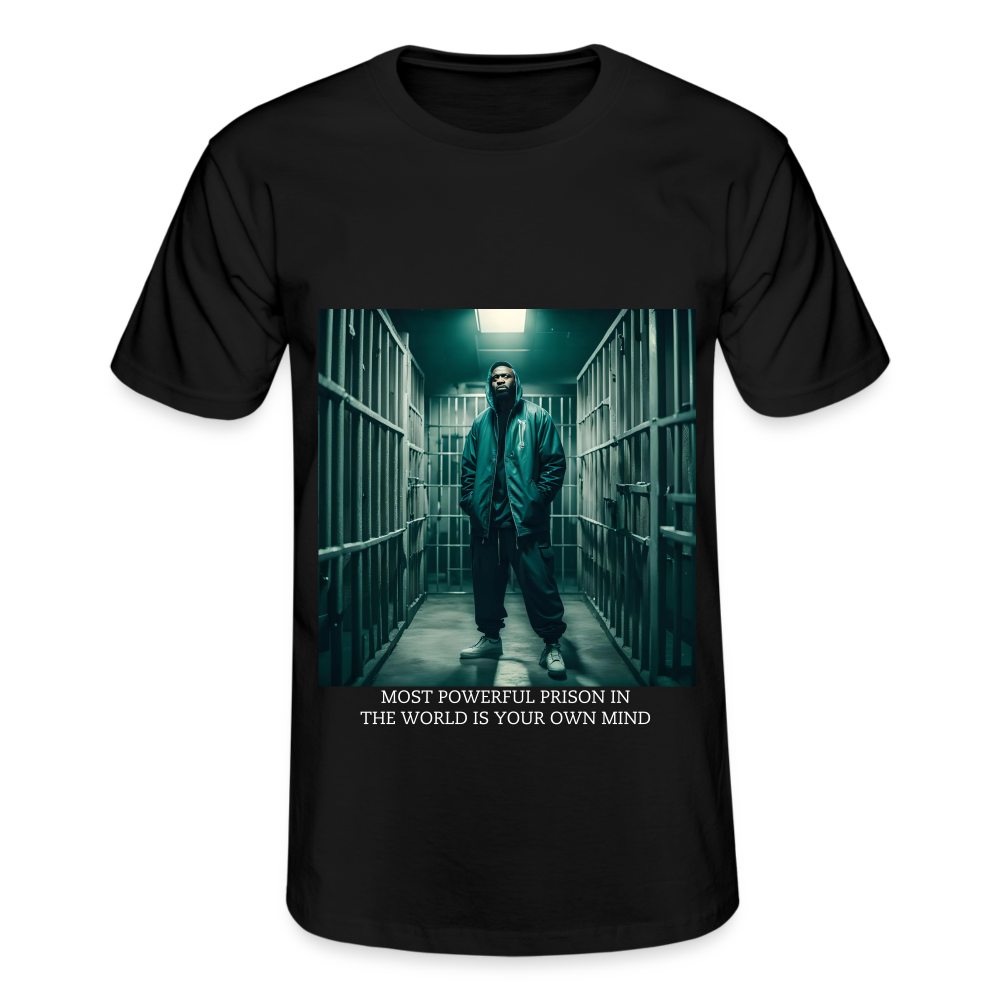 MOST POWERFUL PRISON IN THE WORLD IS OUR MIND - MEN'S CLASSICT-SHIRT - black