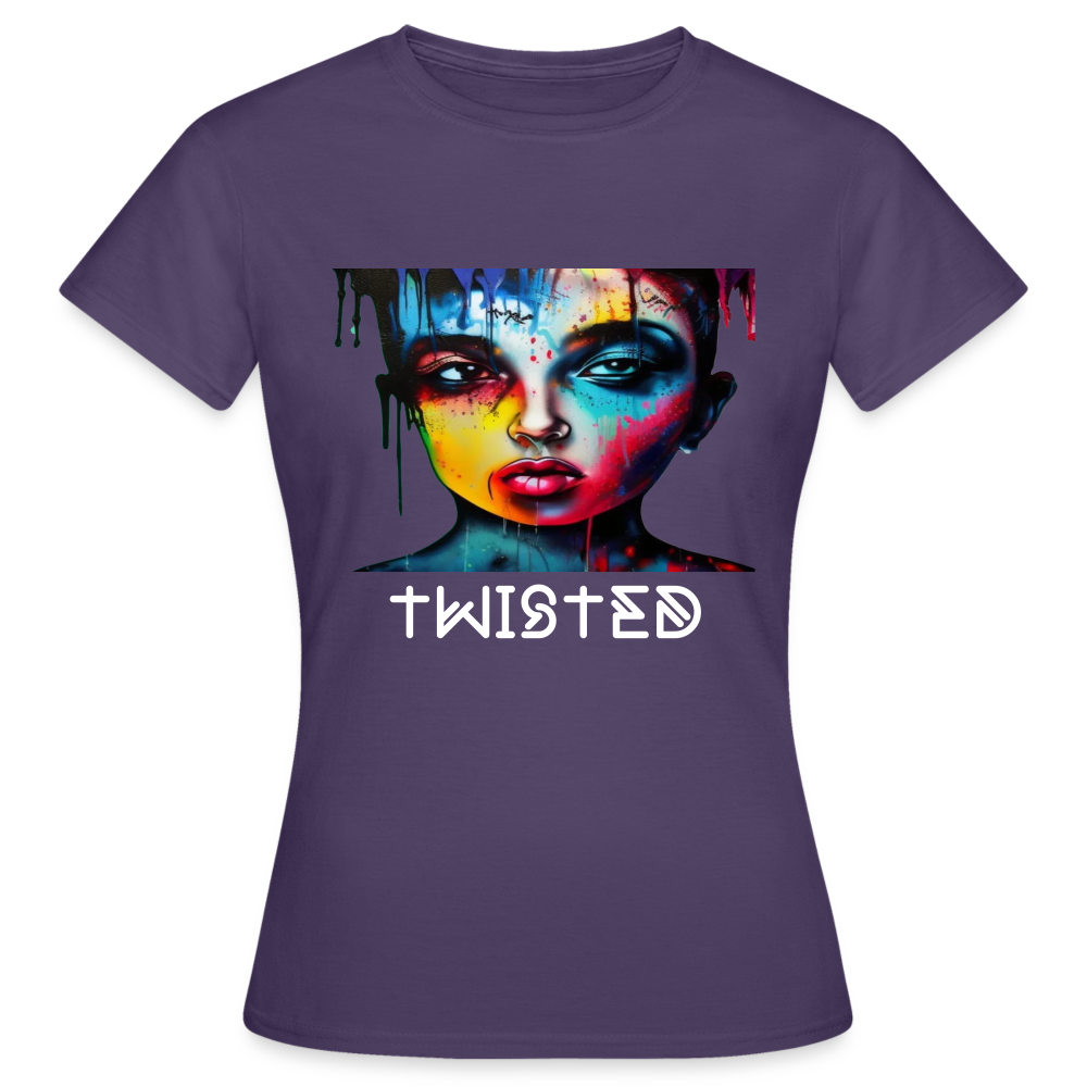 TWISTED!! WOMEN'S CLASSIC T-SHIRT - dark purple