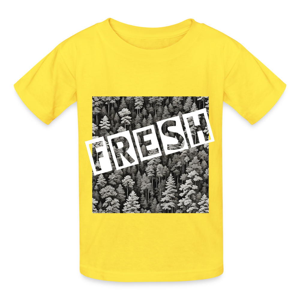 FRESH - CHILDREN'S T-SHIRT - yellow