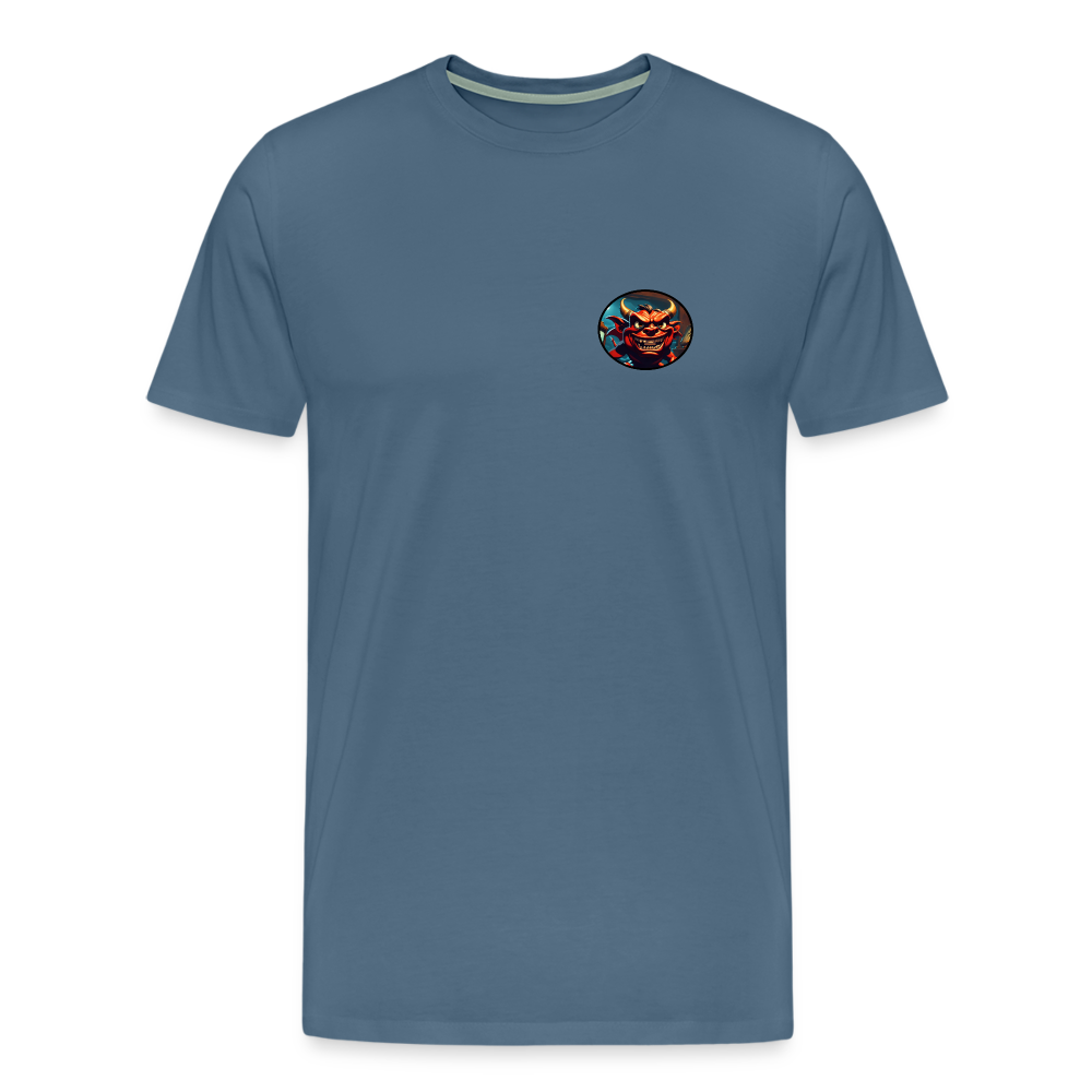 BABY DEVIL - MEN'S PREMIUM T-SHIRT - steel blue