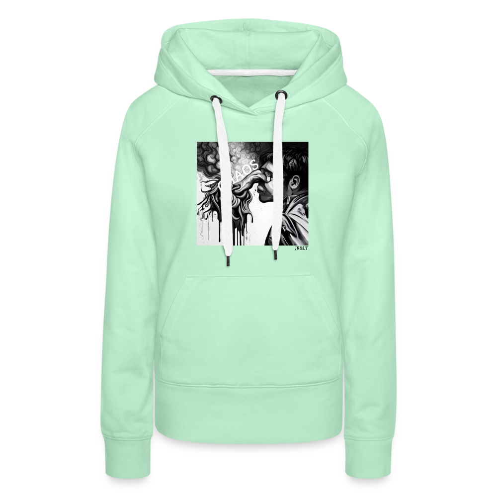 CHAOS - WOMEN'S HOODIE - light mint