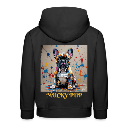 MUCKY PUP!! - CHILDREN'S HOODIE - black