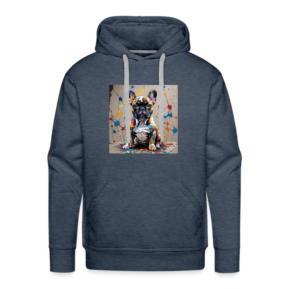 MUCKY PUP!! - MEN'S HOODIE - heather denim