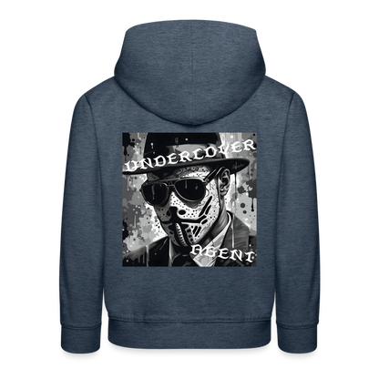 UNDERCOVER AGENT - CHILDREN'S HOODIE - heather denim