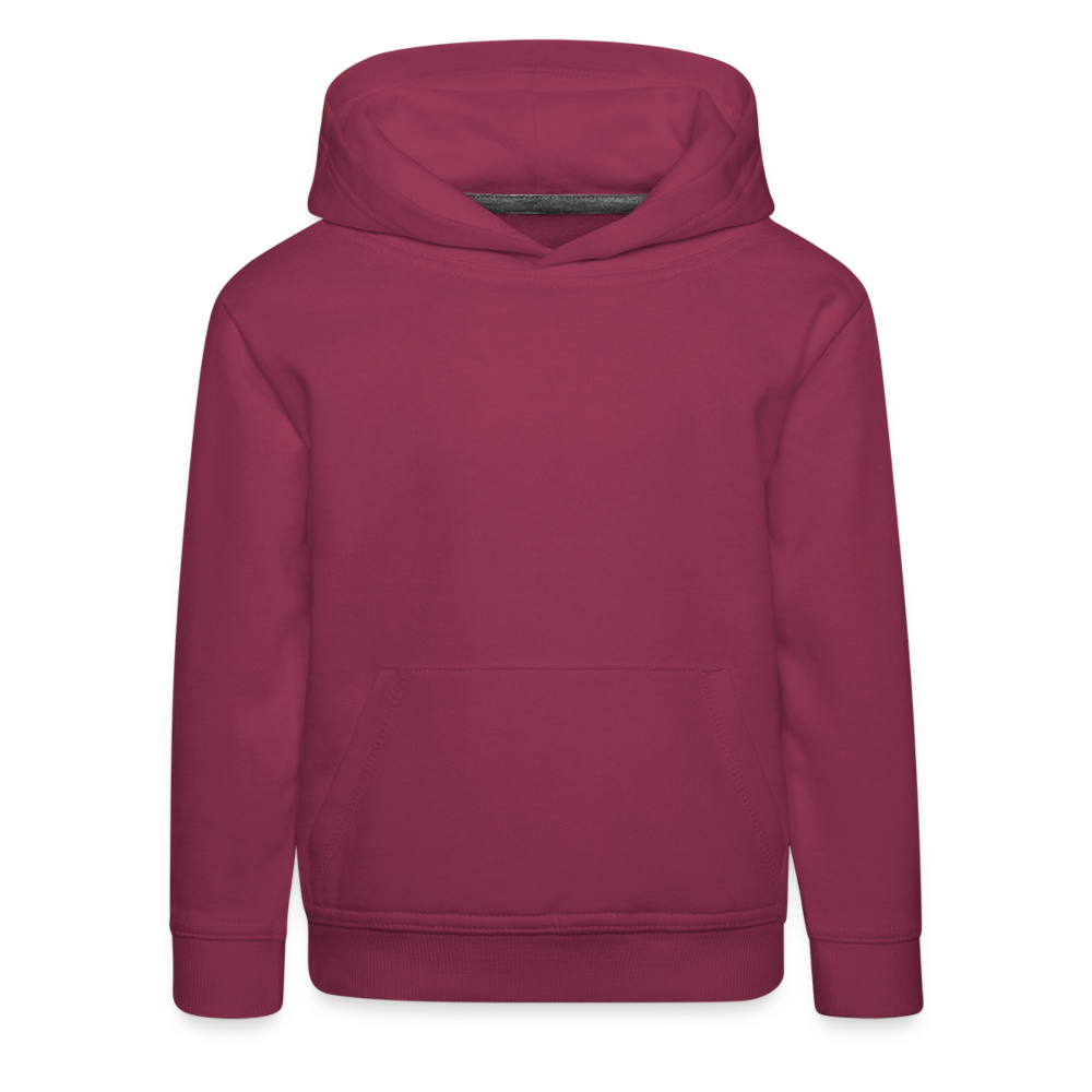 YING YANG - CHILDREN'S HOODIE - bordeaux