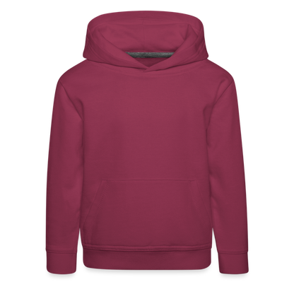 YING YANG - CHILDREN'S HOODIE - bordeaux