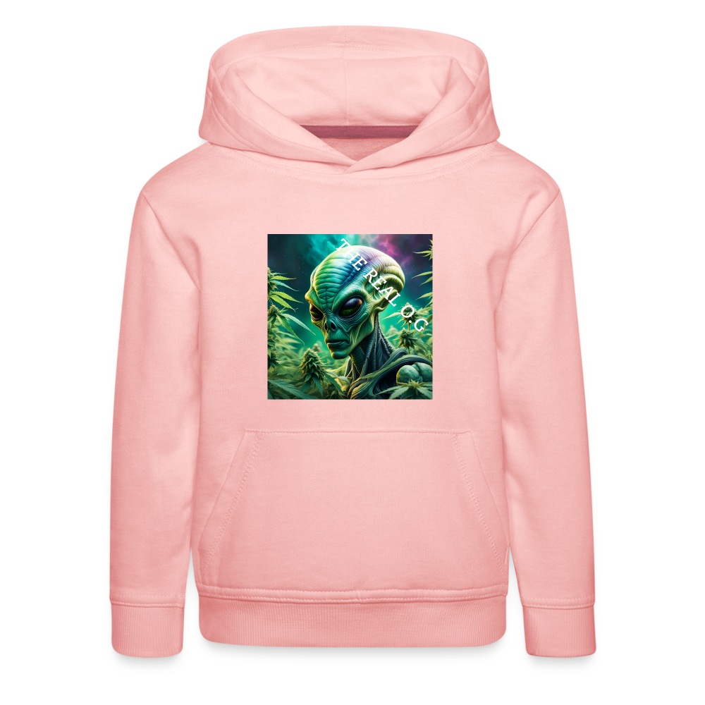 THE REAL ALIEN O.G!! - CHILDREN'S HOODIE - crystal pink