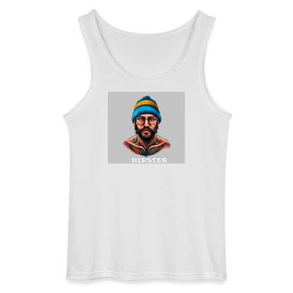 HIPSTER - MEN'S TANK TOP - white