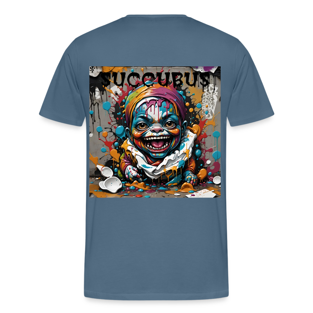 SUCCUBUS - MEN'S PREMIUM T-SHIRT - steel blue