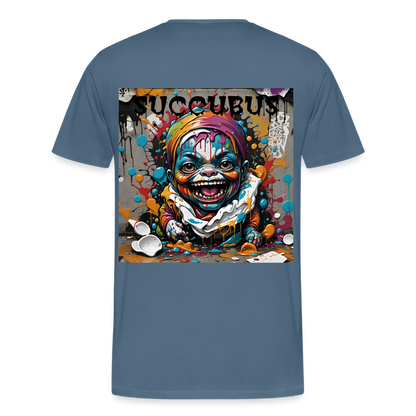 SUCCUBUS - MEN'S PREMIUM T-SHIRT - steel blue