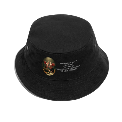 APPRECIATION - BUCKET HAT - black