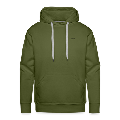 OLD SCHOOL VILLAIN  - MEN'S HOODIE - olive green