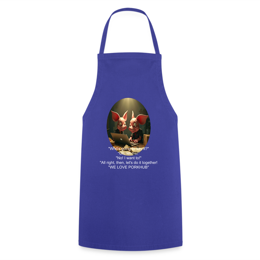 APPRECIATION - ADULT APRON - royal blue