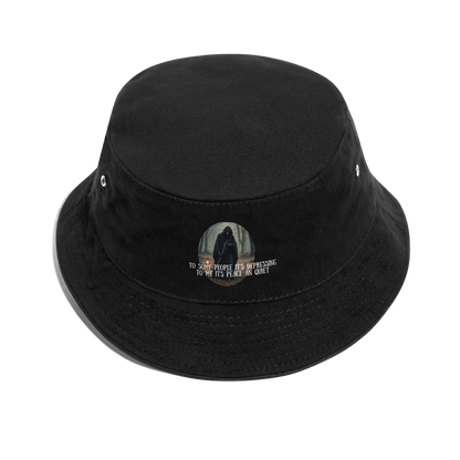 LONELY GRIM REAPER - BUCKET HAT - black