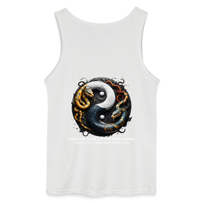 YING YANG - MEN'S TANK TOP - white