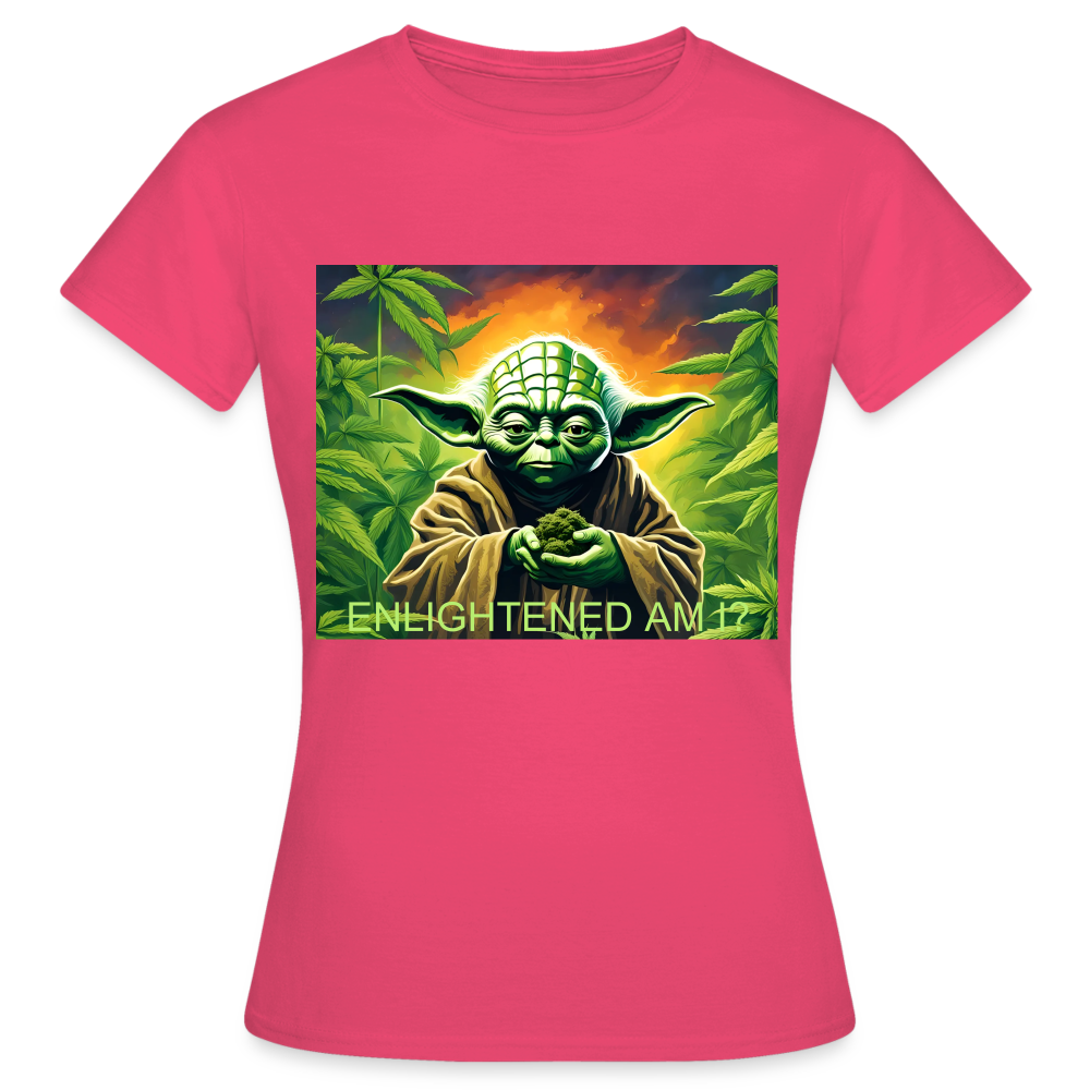 ENLIGHTENED YODA - WOMEN'S CLASSIC T-SHIRT - azalea