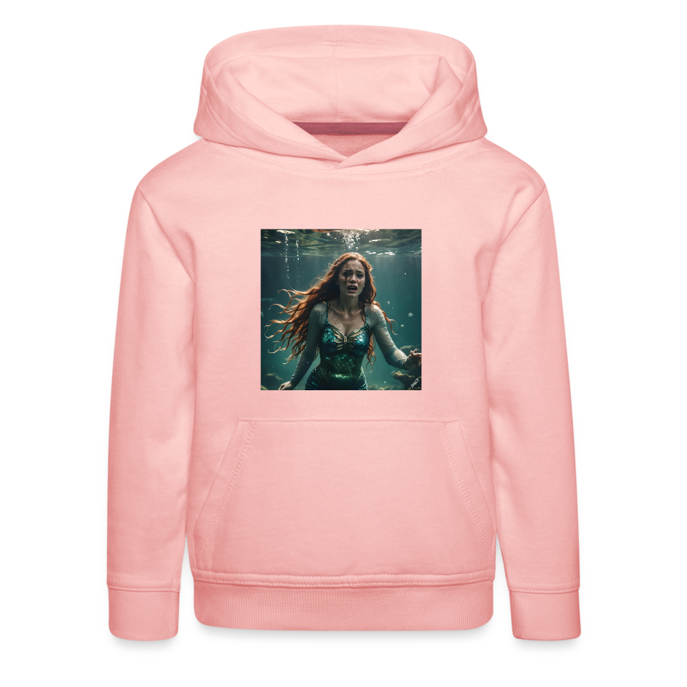 SOULESS MERMAID!! CHILDREN'S HOODIE - crystal pink