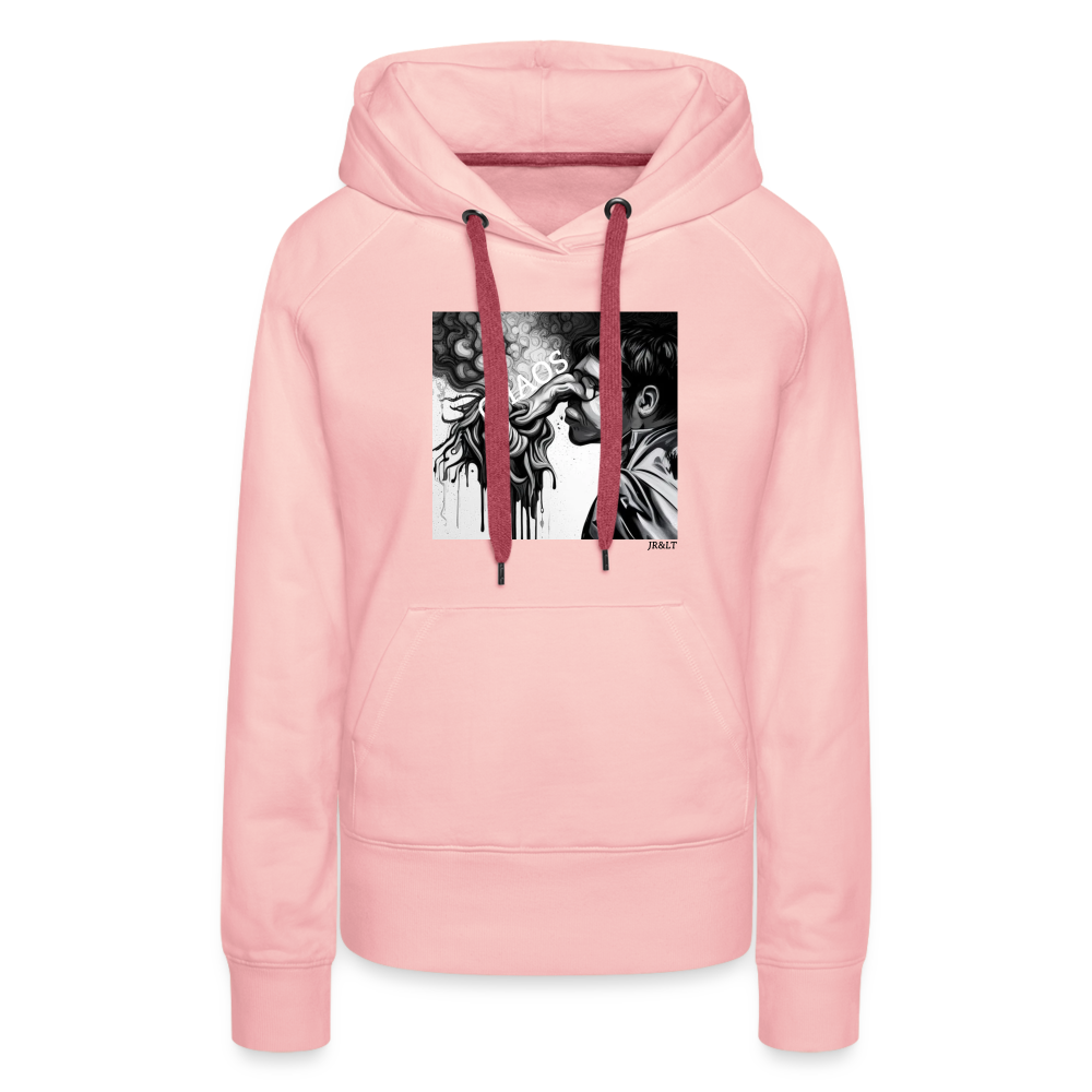 CHAOS - WOMEN'S HOODIE - crystal pink