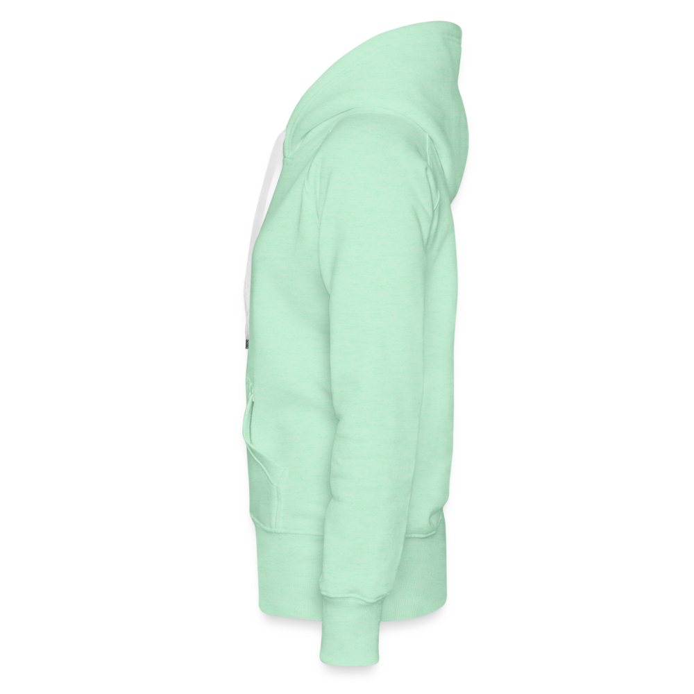 UNMEDICATED AND ON THE LOOSE!! WOMEN'S HOODIE - light mint