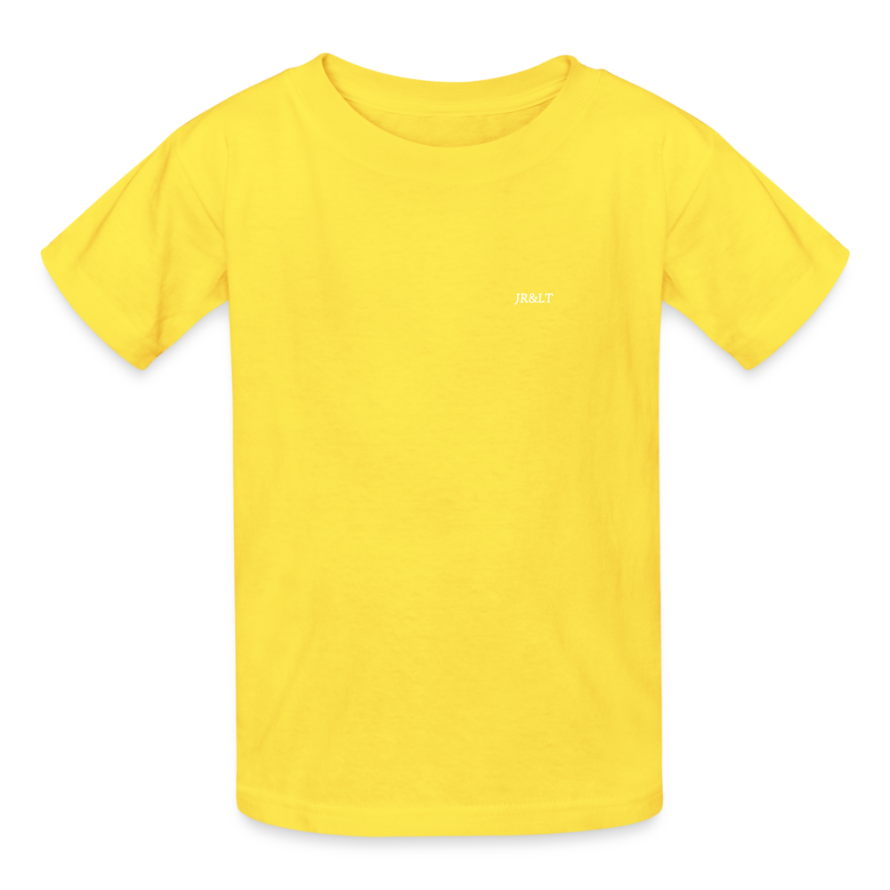 JR&LT'S CLASSIC LOGO CHILDREN'S T-SHIRT - yellow