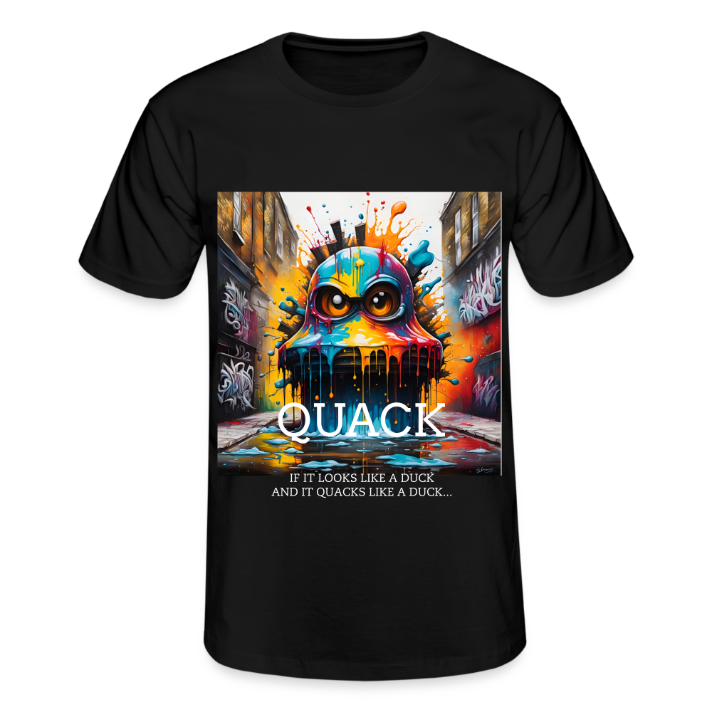 QUACK!! MEN'S CLASSIC T-SHIRT - black