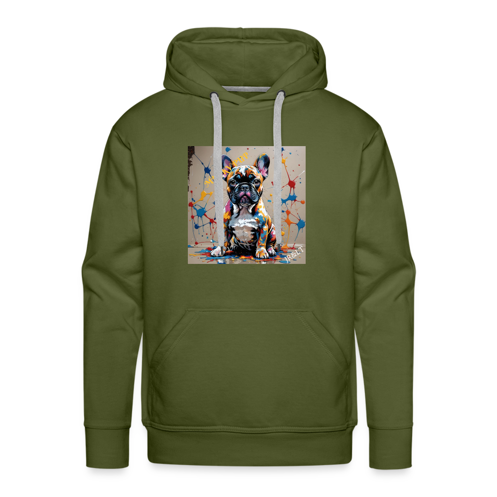 MUCKY PUP!! - MEN'S HOODIE - olive green