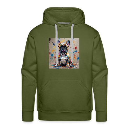 MUCKY PUP!! - MEN'S HOODIE - olive green