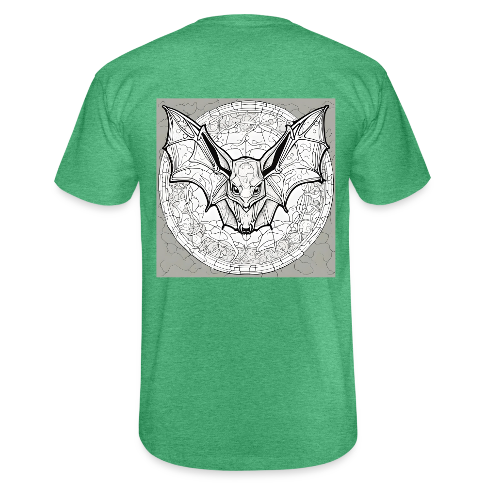 COLOUR IN YOURSELF BAT - MEN'S CLASSIC T-SHIRT - heather green