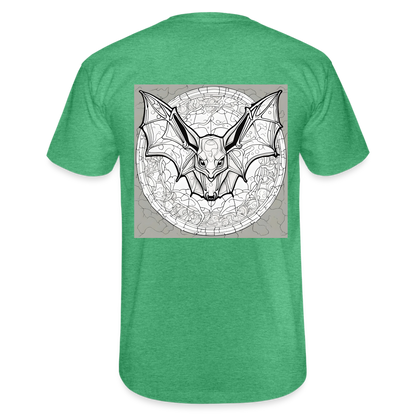 COLOUR IN YOURSELF BAT - MEN'S CLASSIC T-SHIRT - heather green