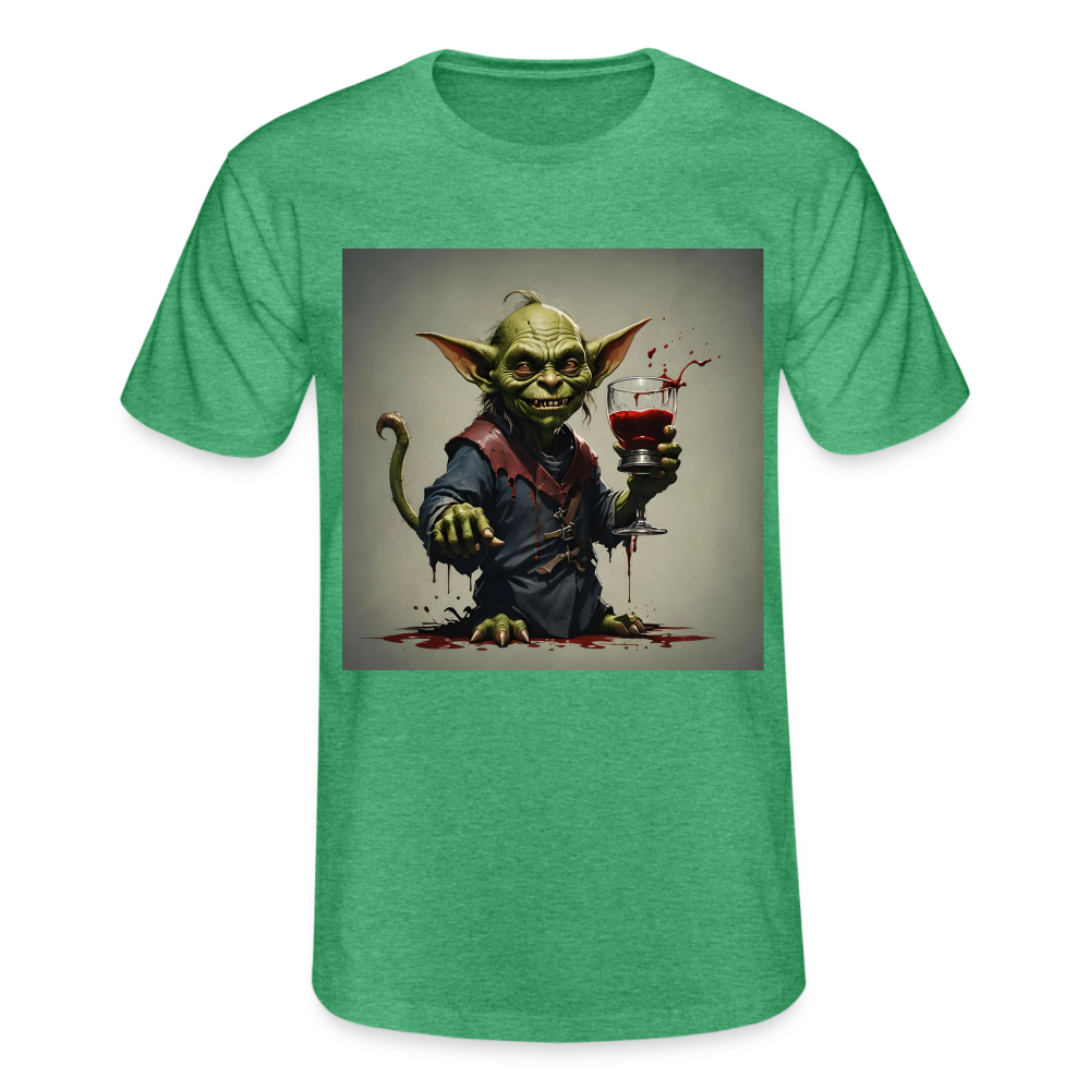 GOBLIN WITH A GOBLET!! MEN'S CLASSIC T-SHIRT - heather green