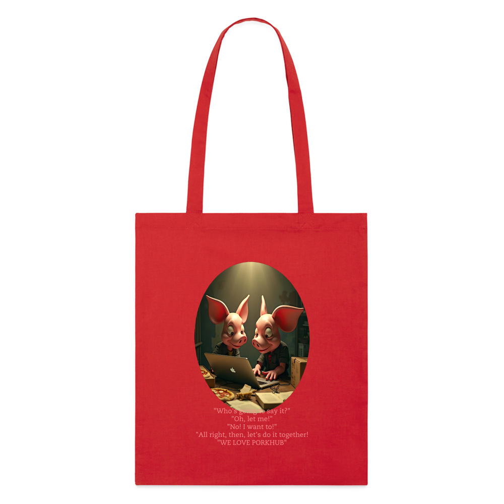 APPRECIATION - ORGANIC TOTE BAG - red