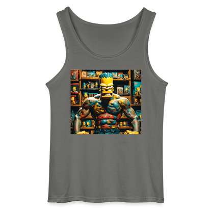 AGED 47 - MEN'S TANK TOP - charcoal grey