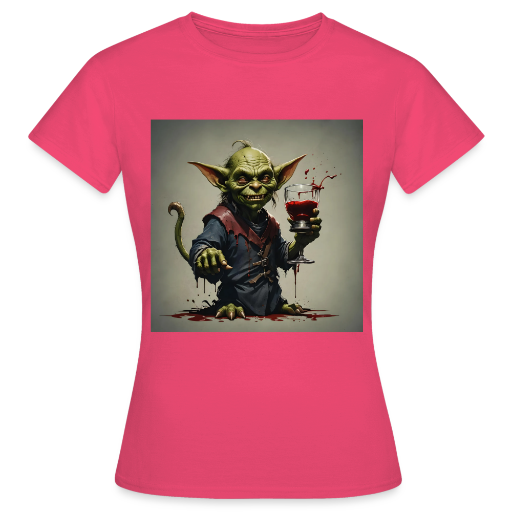 GOBLIN WITH A GOBLET - WOMEN'S CLASSIC T-SHIRT - azalea