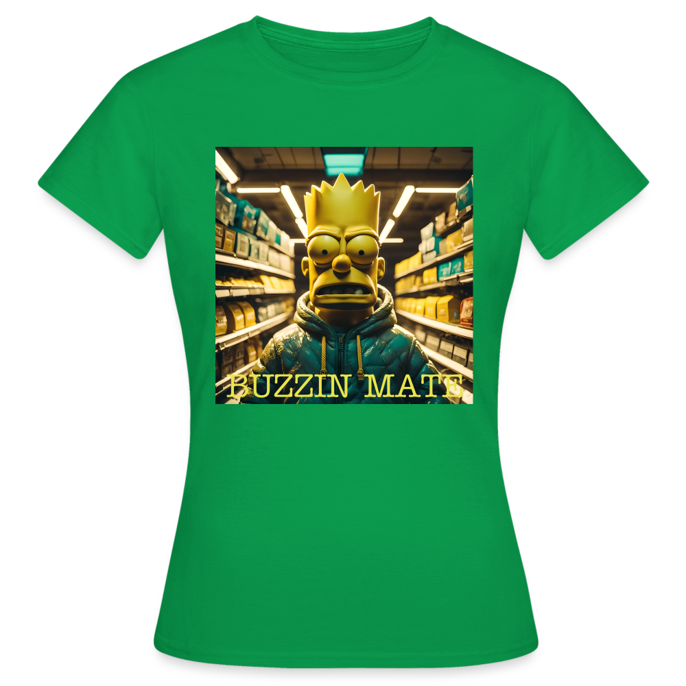 BUZZIN MATE - WOMEN'S CLASSIC T-SHIRT - kelly green