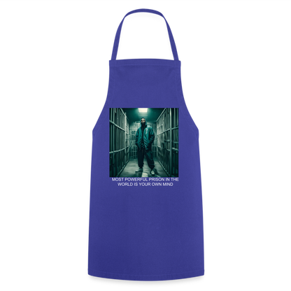 MOST POWERFUL - ADULT APRON - royal blue