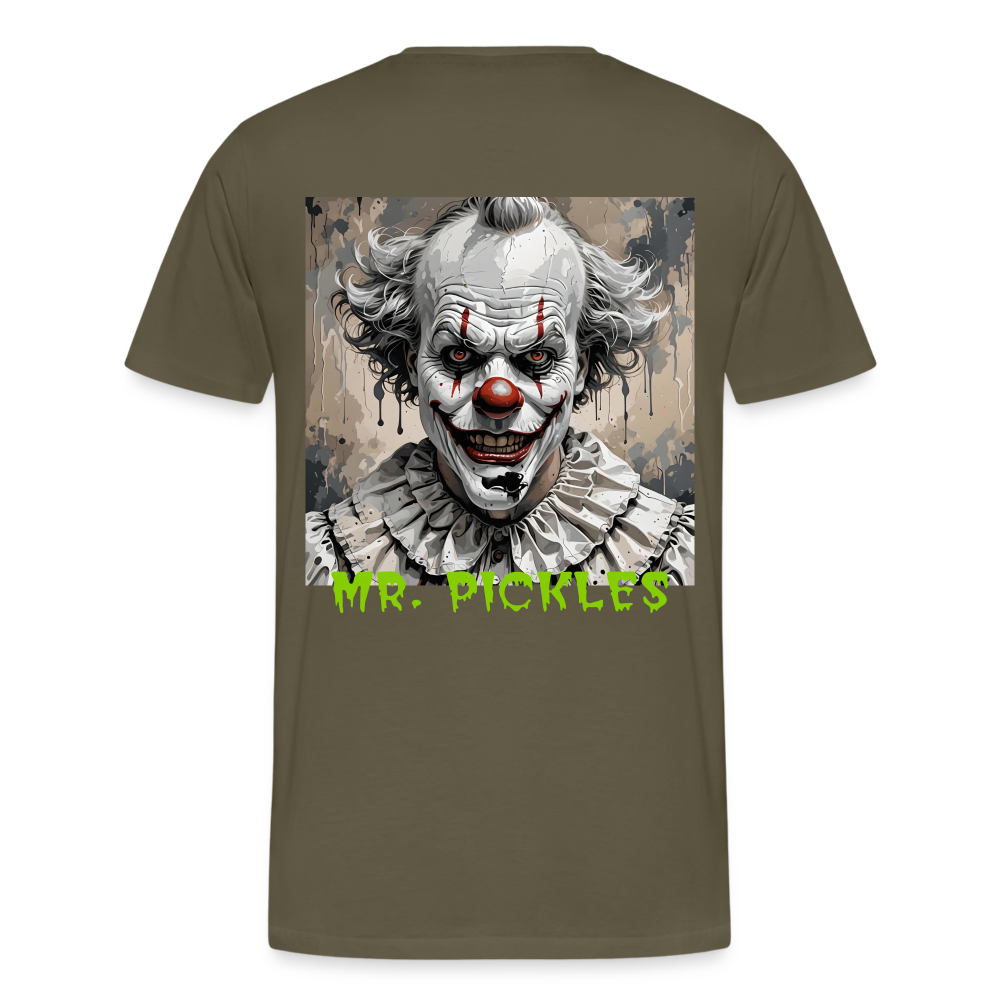 EVIL CLOWN!! MEN'S PREMIUM T-SHIRT - khaki