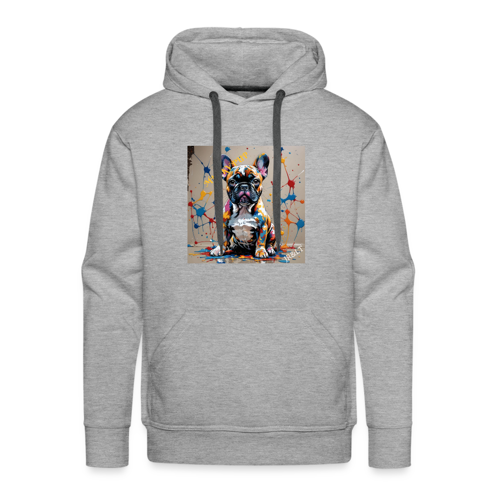 MUCKY PUP!! - MEN'S HOODIE - heather grey