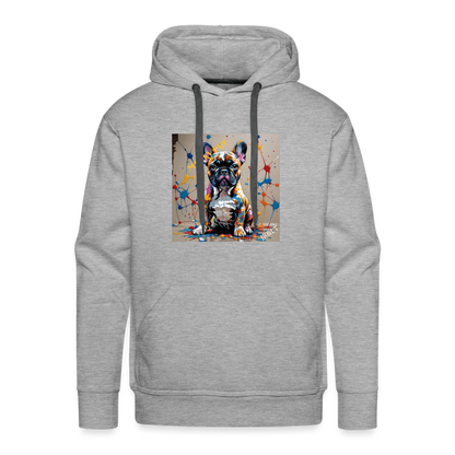 MUCKY PUP!! - MEN'S HOODIE - heather grey