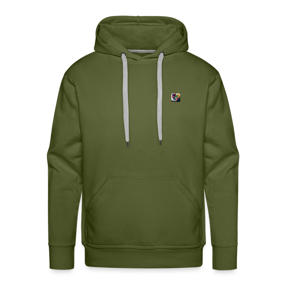 JR&LT TRADEMARKED - MEN'S HOODIE - olive green