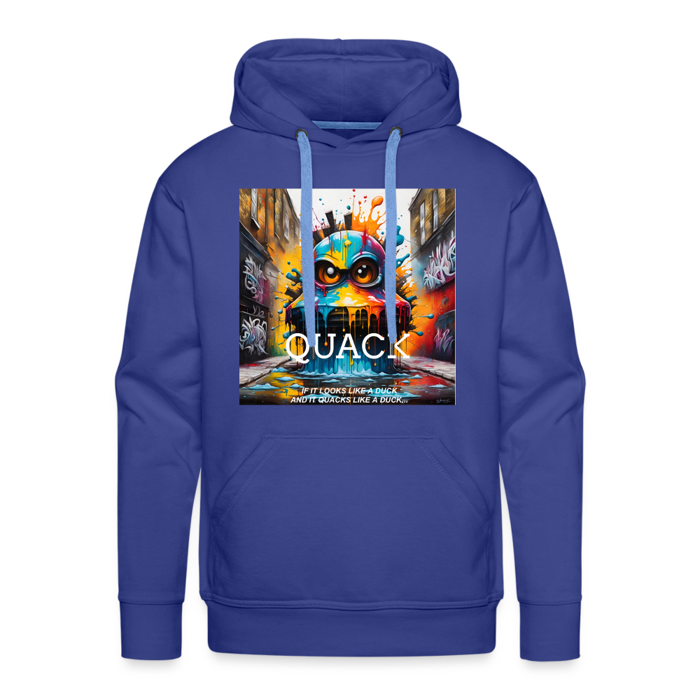 QUACK!! MEN'S HOODIE - royal blue