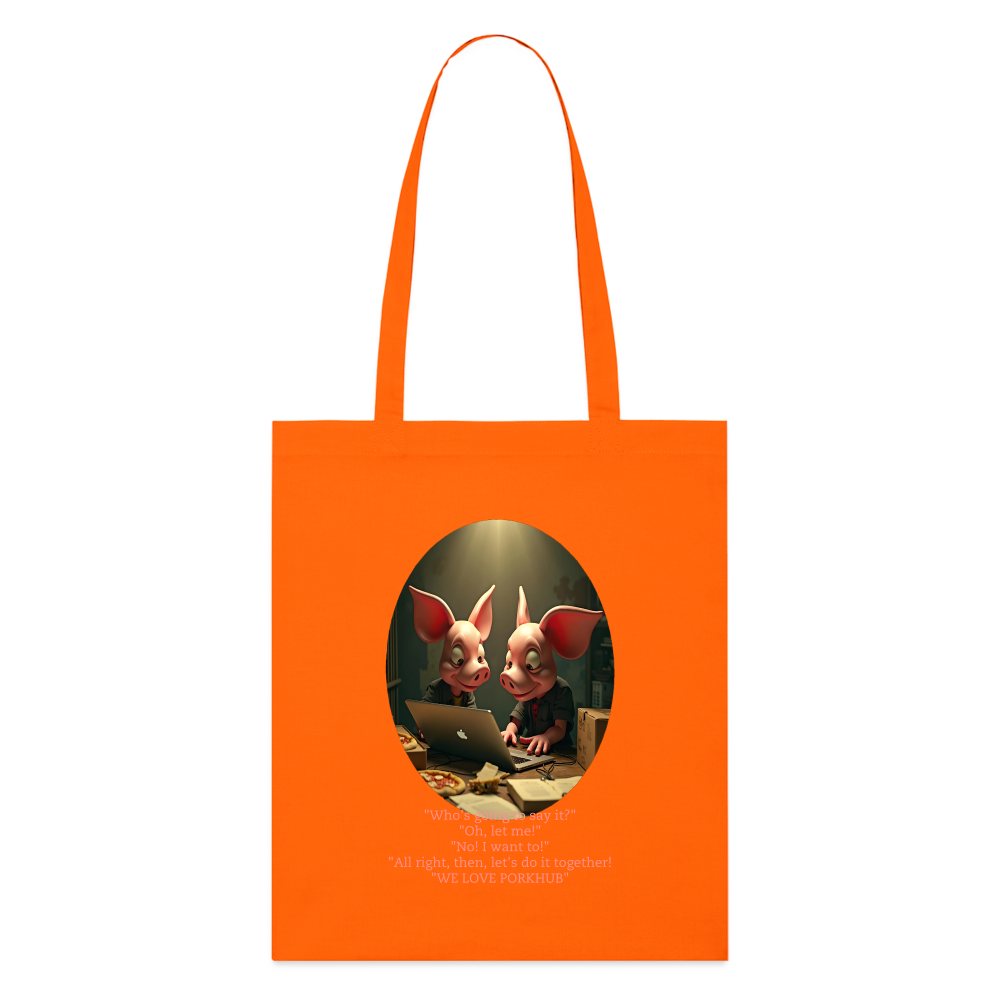 APPRECIATION - ORGANIC TOTE BAG - bright orange