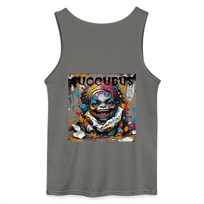 SUCCUBUS - MEN'S TANK TOP - charcoal grey