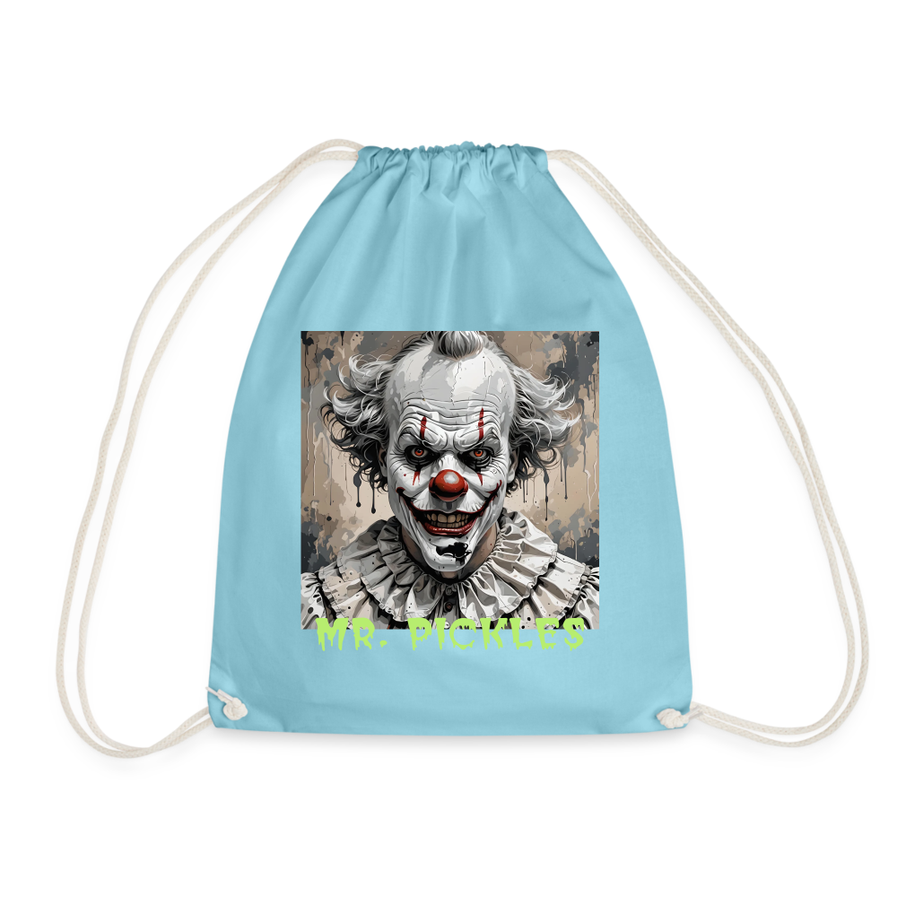 MR. PICKLES - DRAWSTRING BAG - aqua