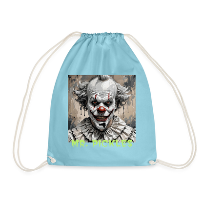 MR. PICKLES - DRAWSTRING BAG - aqua