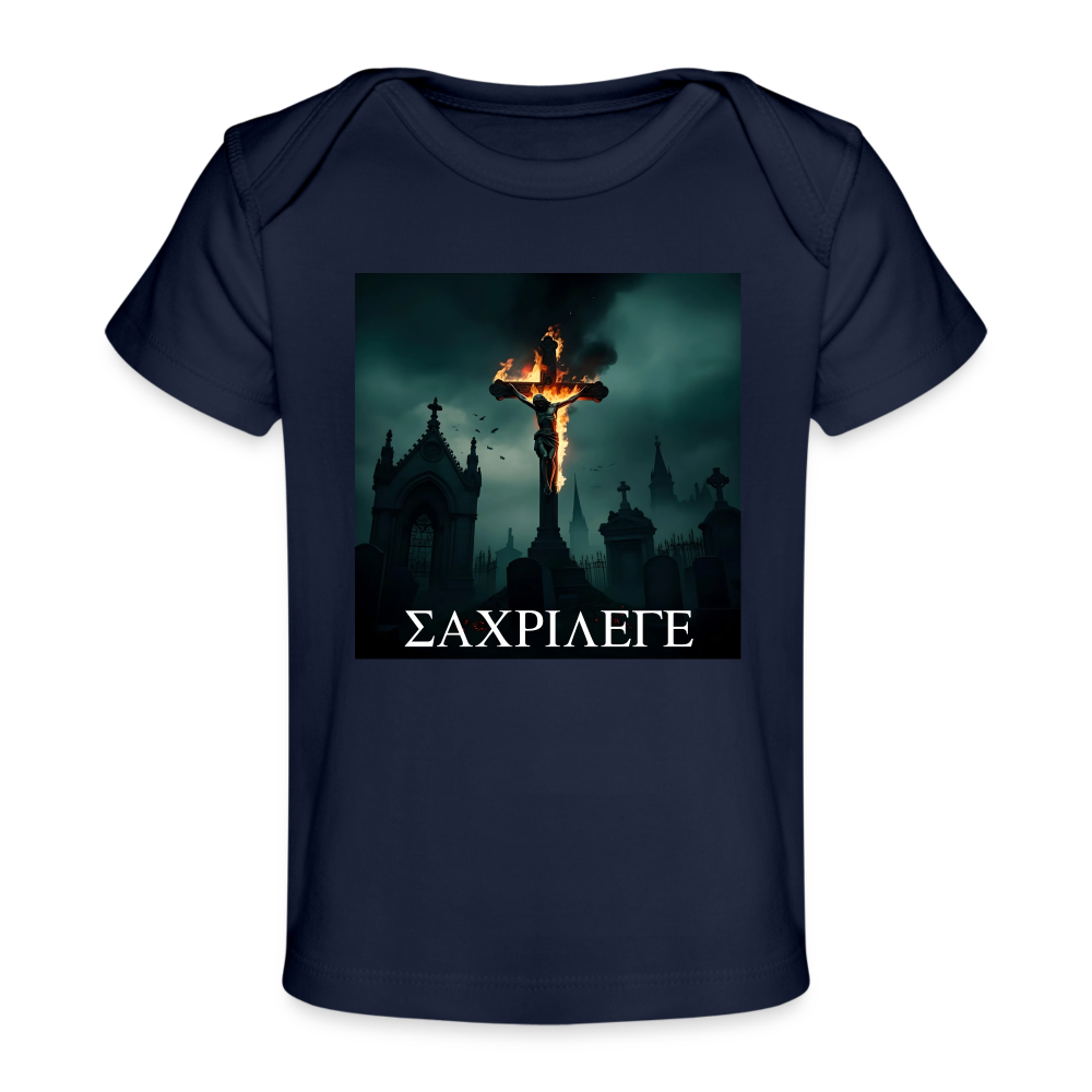 SACRILEGE - BABY T-SHIRT - dark navy