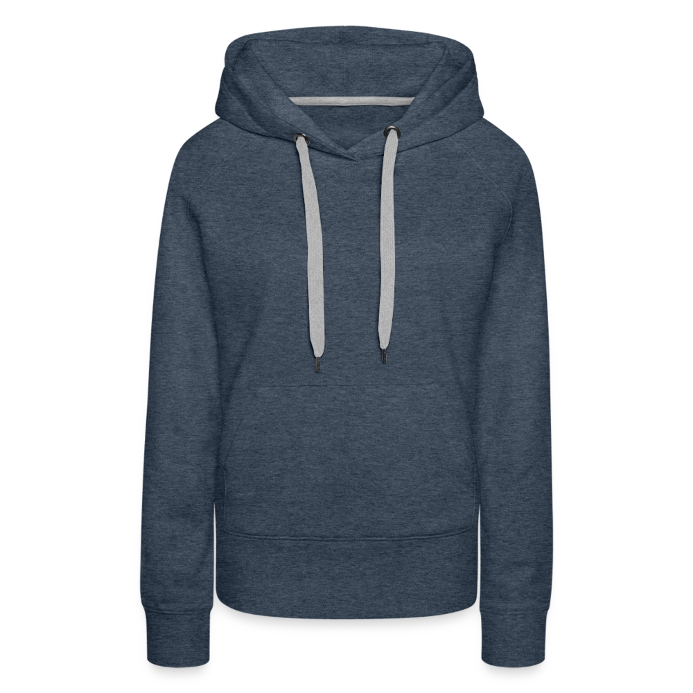 GORGEOUS & EMPOWERED - WOMEN'S HOODIE - heather denim