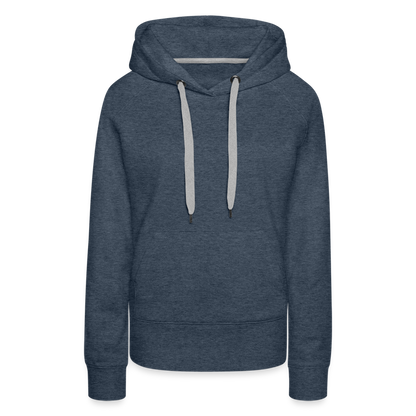 GORGEOUS & EMPOWERED - WOMEN'S HOODIE - heather denim